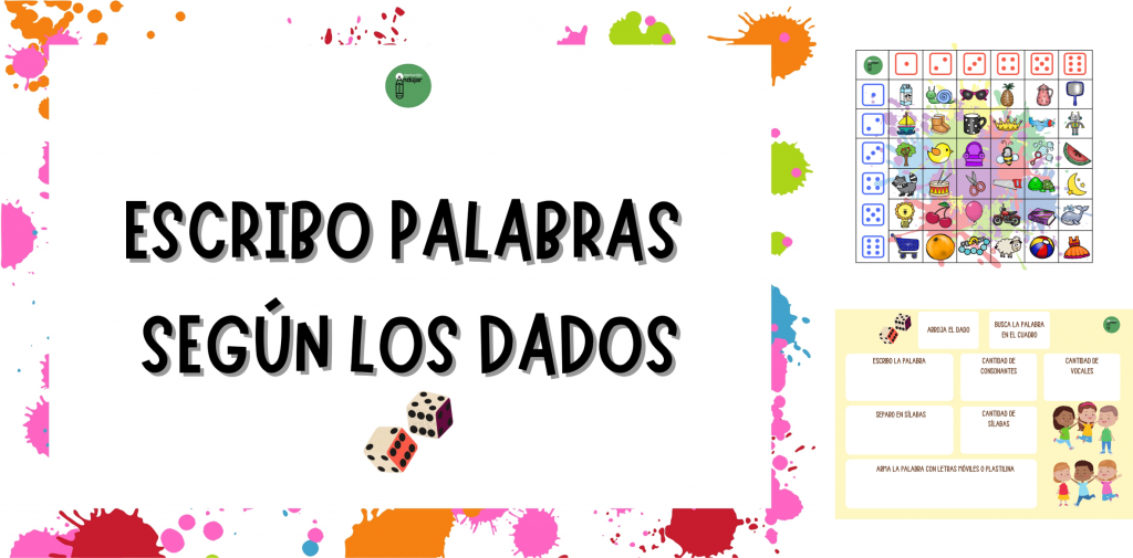 En esta oportunidad les compartimos esta divertida actividad de lectoescritura.  Los niños deberán tirar los dados, buscar la imagen correspondiente en el tablero y escribir su nombre en el recuadro. […]