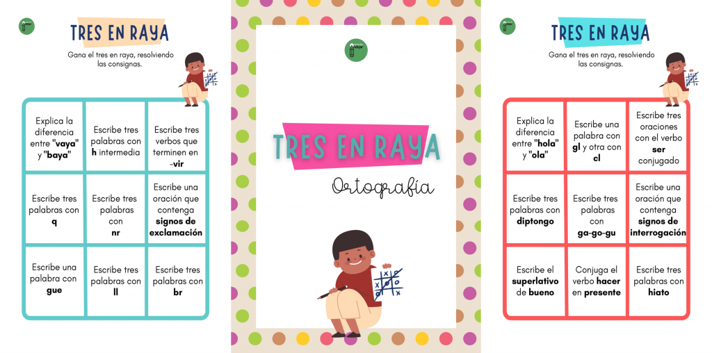 ¿Qué les parece repasar ortografía jugando al tres en raya? En esta propuesta los niños deben intentar ganar este popular juego respondiendo a las consignas indicadas en los casilleros. Sólo […]