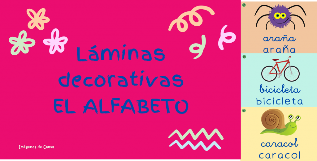 Os hemos preparado estas preciosas láminas del alfabeto para decorar el aula. Aunque si bien el diseño fue con ese objetivo, se pueden imprimir en tamaño más pequeño y realizar […]