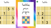 Os traemos este pack de sudokus para los más peques.  El objetivo de este juego es completar una cuadrícula 4 x4 celdas dividida en subcuadrículas de 4 x 4 con los números […]