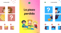 En esta actividad los niños trabajarán la atención y la percepción visual.  Consiste en buscar entre las opciones de abajo, la pieza perdida del puzzle de cuatro elementos.  Estas piezas […]