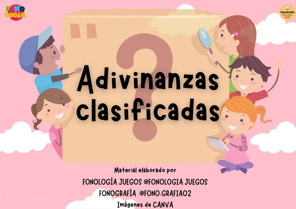 En esta ocasión nos hemos reunido @fonologiajuegos y @fono.grafia02 para compartir con ustedes ADIVINANZAS CLASIFICADAS ??❓❓⠀ ⠀ En este material hay definiciones de distintas palabras pero.. Ojo! No va cualquiera en cualquier lado sino […]