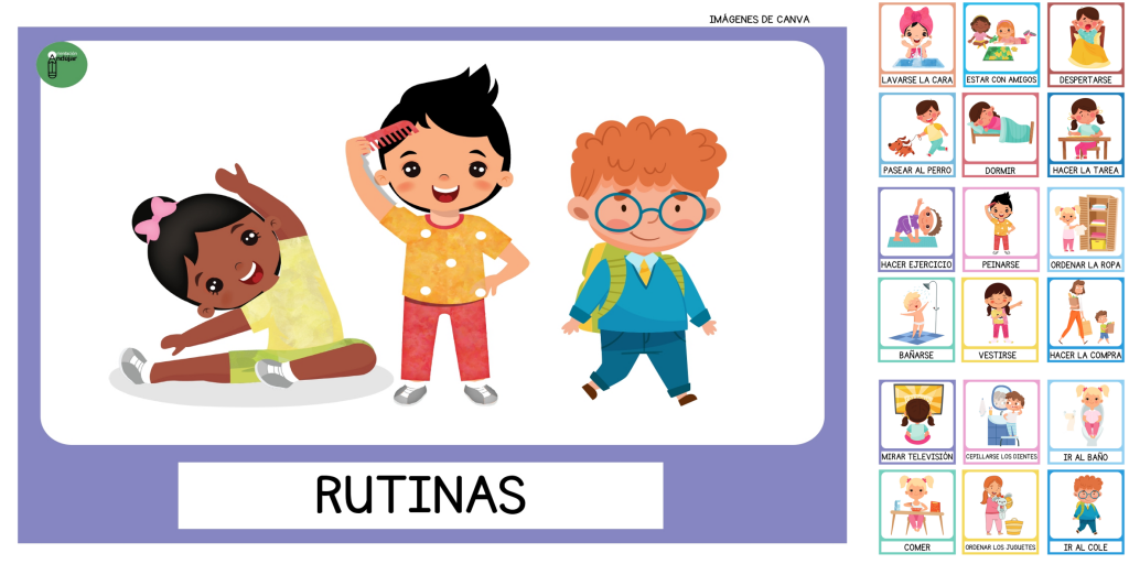 Os compartimos estas bonitas flashcards para trabajar las rutinas. Podemos usarlas como tarjetas de vocabulario o para crear la agenda de actividades diarias, con el fin de poder anticipar y […]
