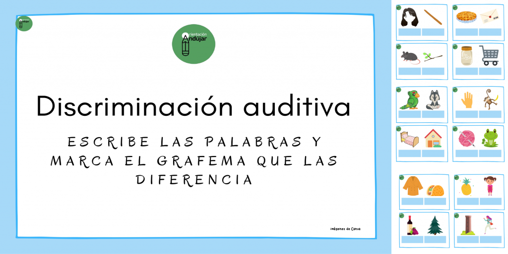 En esta oportunidad os compartimos esta colección de tarjetas para trabajar la discriminación auditiva y lectoescritura. ¿En qué consiste esta actividad? Los niños deben escribir debajo de cada imagen su […]