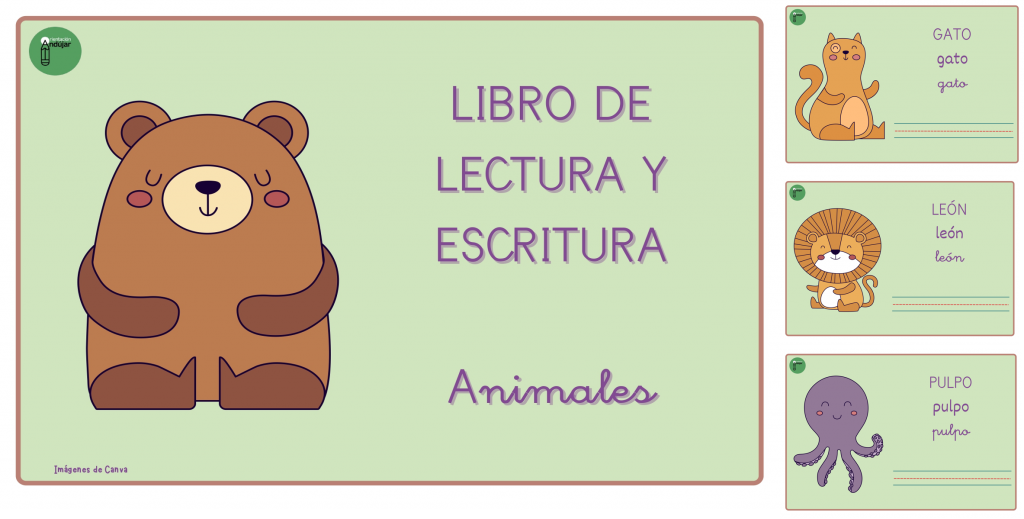 Hoy os compartimos este bonito libro de lectura y escritura con temática de animales.  Los niños podrán leer en las distintas tipografías: cursiva e imprenta mayúscula y minúscula. Debajo podrán […]