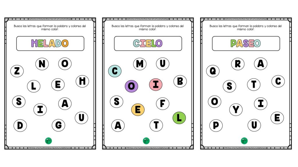 A partir de la idea de  @aprenderconellos ,hemos diseñado la versión digital de esta divertida actividad en la que tendremos que colorear las letras en función del modelo. Una actividad muy […]