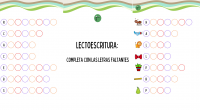 Hoy os compartimos estas geniales fichas para trabajar la lectoescritura.  Con la única facilitación de la letra inicial, los niños deberán completar las palabras (nombres de las imágenes).  Estas palabras […]