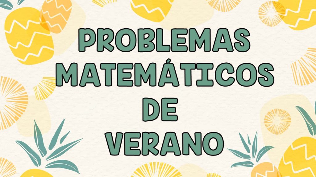 Colección de sencillos problemas con temática veraniega A continuación os traemos una colección de problemas de primaria que incluyen operaciones de sumar, restar, multiplicar y dividir.