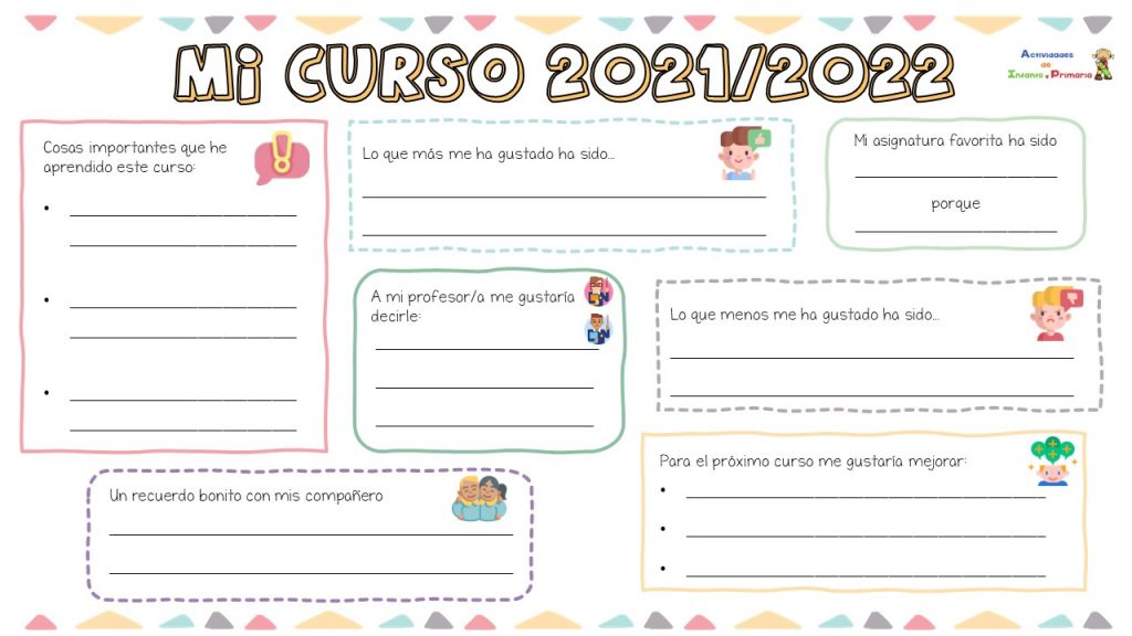 Hoy os propongo una divertida dinámica para realizar estos últimos días de clase y hacer un repaso del curso que está a punto de acabar con los mejores recuerdos. Se […]