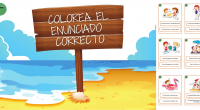 Os hemos preparado estas bonitas fichas veraniegas para trabajar comprensión lectora.  Los niños observarán cada imagen y colorearán el enunciado correcto entre las dos opciones.  Trabajaremos lectura, comprensión, atención y […]