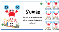 Os traemos estas geniales tarjetas para trabajar las adiciones.  Los niños deberán escribir en cada burbuja sobre el cangrejo dos cifras cuya suma dé el número indicado en los corales, […]