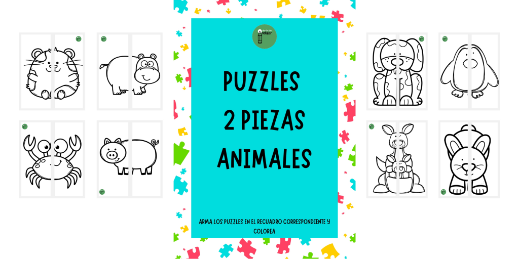 Con esta genial actividad trabajaremos: atención discriminación visual motricidad fina vocabulario lectura La propuesta consiste en armar los puzzles de dos piezas en el recuadro indicado. Cada recuadro tiene el […]