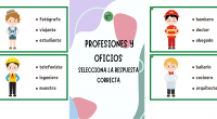 Os compartimos este bonito material para repasar el vocabulario de algunas profesiones u oficios.  Los niños deben observar la imagen y seleccionar la correcta entre tres opciones.  Pueden crear nuevas […]