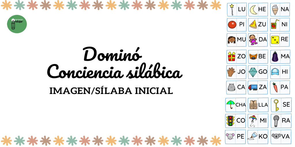 Hoy os hemos preparado este divertido dominó para trabajar conciencia silábica y lectoescritura.  La idea es ir uniendo las piezas de manera que queden juntas la imagen con su sílaba […]
