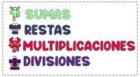 Os compartimos esta fantástica recopilación de fichas para ejercirtar las sumas, restas, multiplicaciones y diviones de nuestro blog amigo Actividades de Infantil y Primaria.