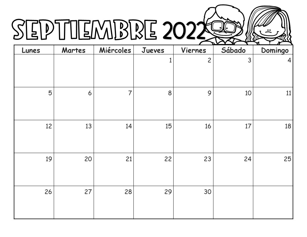Calendario Para Rellenar