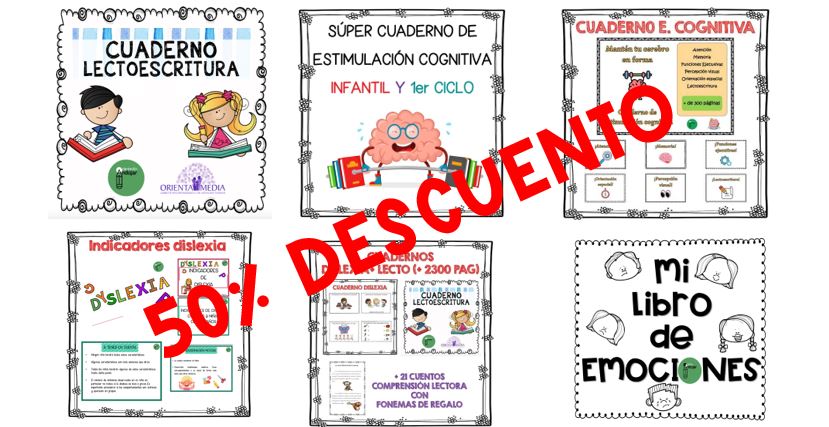 NUETROS 10 MATERIALES MAS VENDIDOS A MITAD DE PRECIO DURANTE 48 HORAS INCLUIDOS: EL DOSSIER NEAE CUADERNOS DISLEXIA Y ESTIMULACIÓN COGNITIVA – MATERIALES POP IT – LIBROS DE INGLES. NO […]