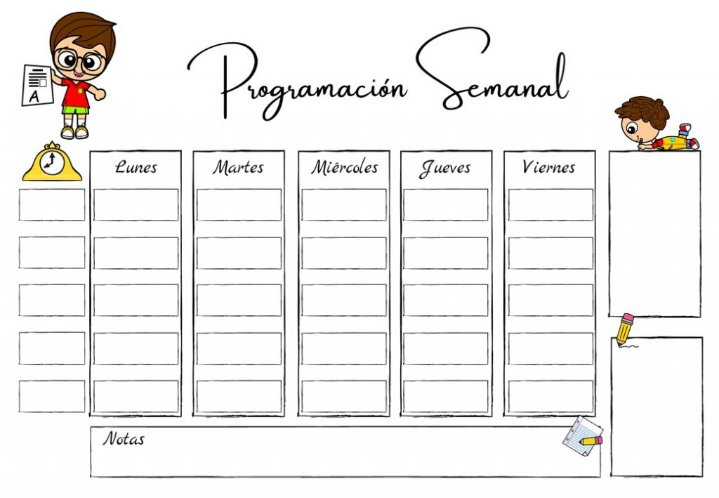 Nuestro conjunto de programadores semanales ofrece una variedad de plantillas que permiten a los maestros planificar sus clases de manera clara y estructurada. Aquí te presentamos lo que puedes esperar: […]