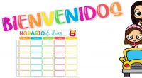 SENCILLO Y COLORIDO HORARIO DE CLASES PARA PARA DAR EL PRIMER DÍA     SENCILLO Y COLORIDO HORARIO DE CLASES PARA PARA DAR EL PRIMER DÍA    