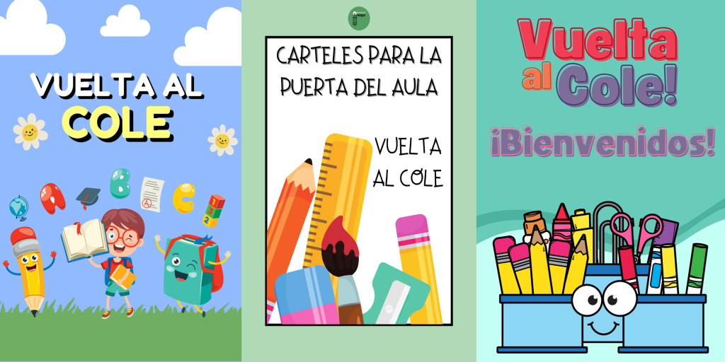 Hoy os compartimos este pack de bonitos carteles para decorar las puertas del aula relacionados con la vuelta al cole. Con distintos diseños podrás darle color y alegría a este […]