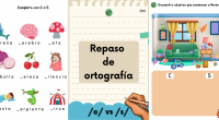 Os compartimos este cuadernillo con actividades de repaso de ortografía c/s (ce-ci/se-si). Encontrarás consignas para seleccionar entre los dos grafemas, encontrar el intruso, completar palabras, buscar objetos con las distintas […]