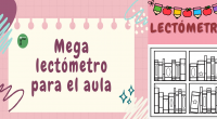 Hoy os traemos este magnífico mega lectómetro para el aula. El lectómetro consiste en un dibujo de un estante lleno de libros en blanco y negro. Se coloca en el […]