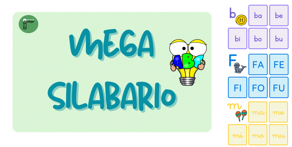 Os hemos preparado este genial mega silabario, diseñado con las distintas tipografías: letras minúsculas, mayúsculas, ligada e imprenta. Cada una con una imagen representativa del grafema inicial de esas sílabas.  […]