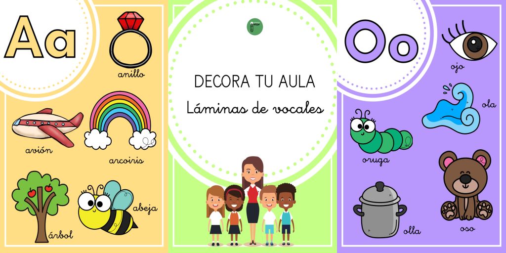 Se acerca el comienzo de curso y hay que comenzar a decorar nuestra aula para que sea atractiva para los peques.  Les compartimos estas coloridas láminas de vocales, un excelente […]