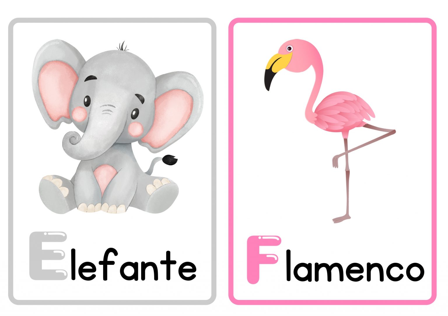 Colorido abecedario de animales - Orientacion Andujar