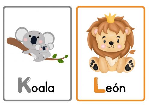 Colorido abecedario de animales - Orientacion Andujar