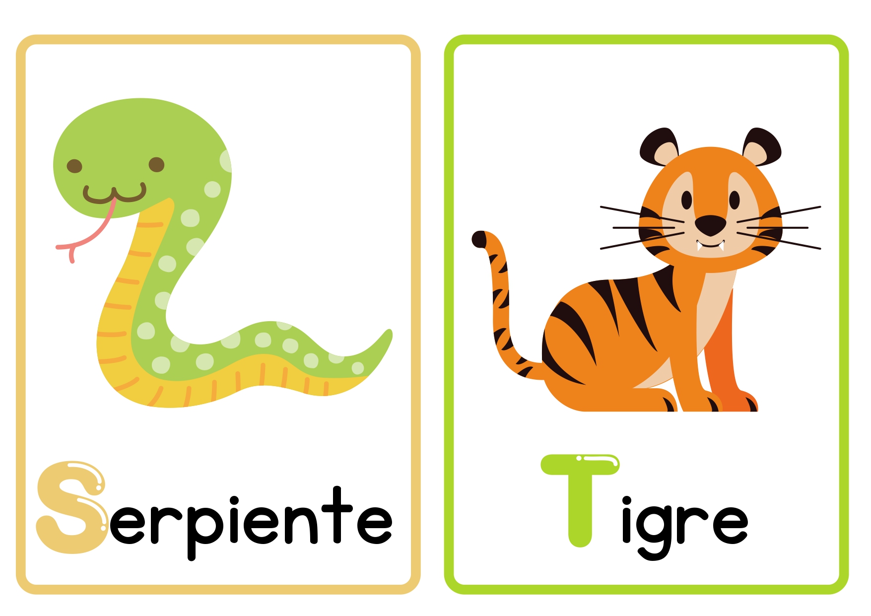 Colorido abecedario de animales_page-0011 - Orientación Andújar ...