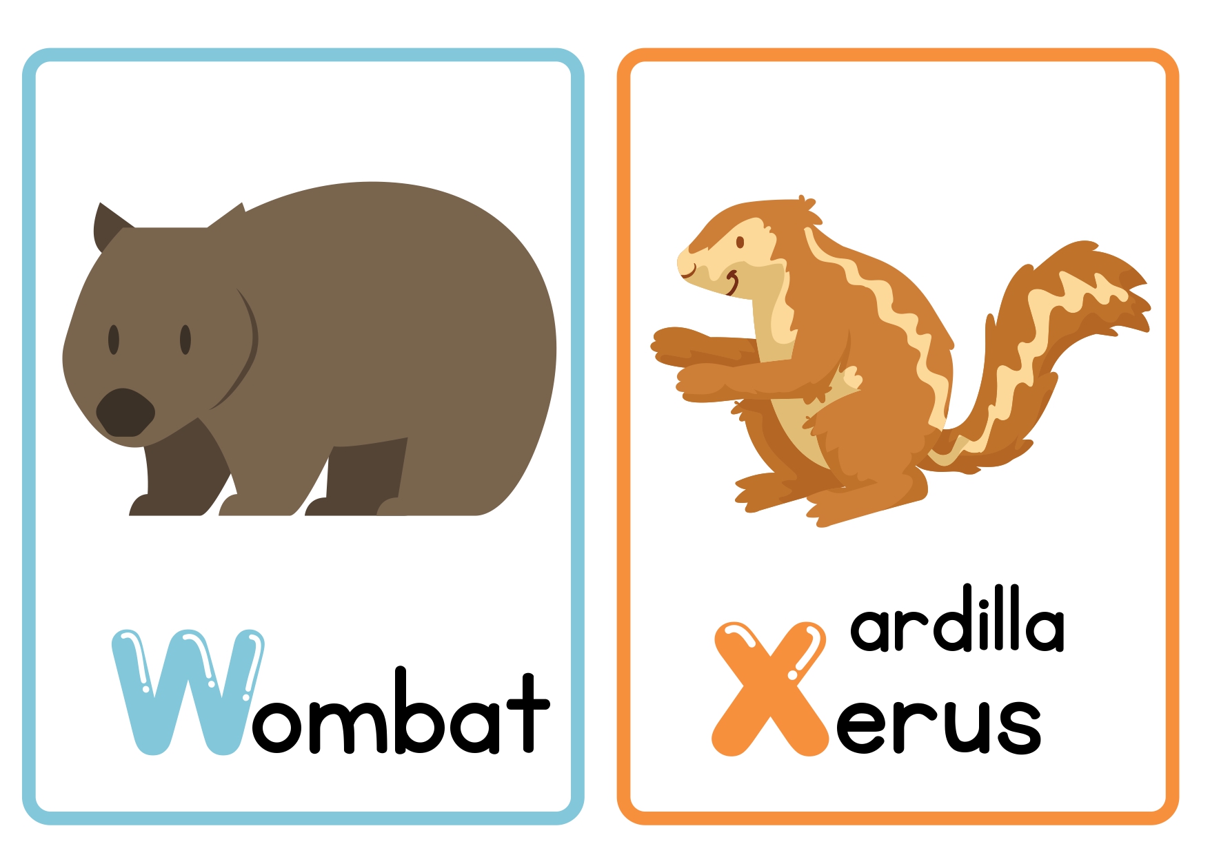 Colorido abecedario de animales_page-0013 - Orientación Andújar ...