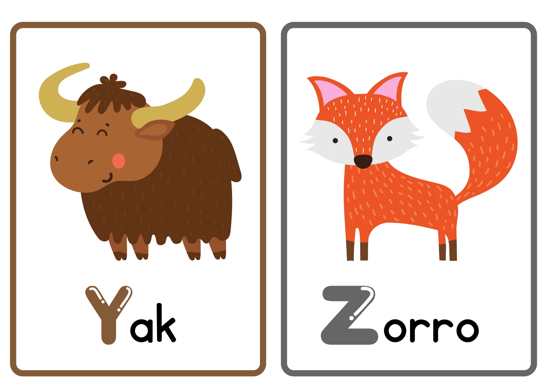 Colorido abecedario de animales_page-0014 - Orientación Andújar ...