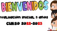 Nueva y sencilla evaluación incial para 3 años basada en actividades DESCARGA LA EVALUACIÓN EN PDF EVALUACION INICIAL DE 3 AÑOS CURSO 2022-2023 basada en actividades