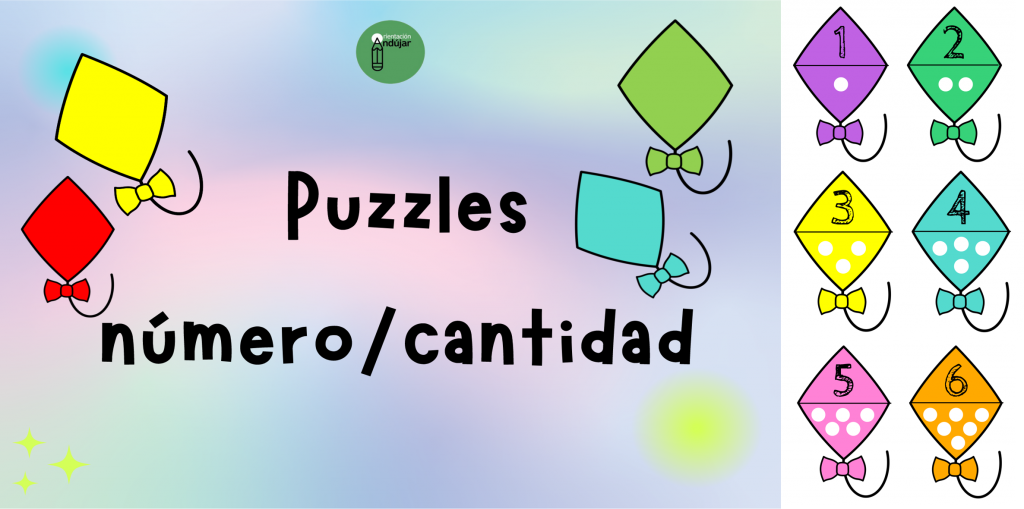 Os compartimos estos divertidos puzzles de dos piezas para los más peques.  Deben unir las dos partes del barrilete coincidiendo en color y número y cantidad.  Reforzarán atención, motricidad fina, […]