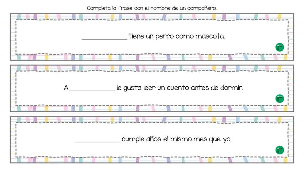 El siguiente material es muy sencillo sólo hay que imprimir las tarjetas, recortarlas y repartir una a cada alumno para que encuentren a alguien entre sus compañeros que cumpla la […]