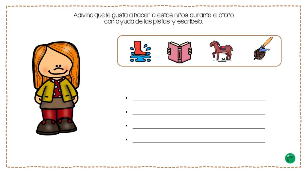 A continuación, os presento una divertida actividad para que nuestros alumnso trabajen la expresión escrita y la escritura creativa. El objetivo del ejercicio es que los alumnos averiguen que le […]