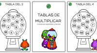 Con esta tarea los niños podrán repasar las tablas de multiplicar coloreando los caramelos que contienen los resultados correctos pertenecientes a cada tabla del 1 al 9. Una actividad para […]