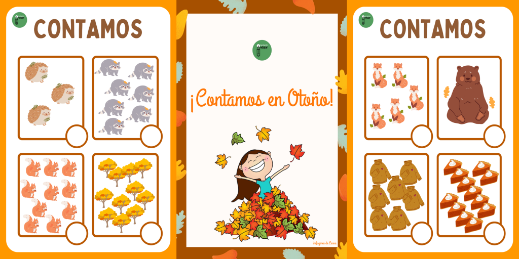 Os traemos estas otoñales tarjetas de conteo. Con ellas podrán trabajar la atención, conteo, números, cantidades y vocabulario de otoño.  Puedes usarlas como fichas o recortarlas en tarjetas individuales.  DESCARGAR […]