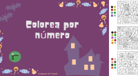 Esta divertida propuesta estamos seguro que les va a encantar.  Los niños deben colorear por número y descubrir la terrorífica imagen de Halloween. Una actividad genial para trabajar atención, números, […]