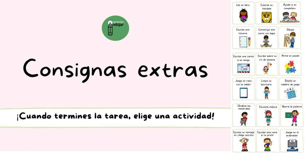 Hoy os traemos este magnífico recurso para aquellos alumnos que terminan rápido o primero sus tareas escolares.  La idea consiste en que puedan tomar una tarjeta de estas consignas extras […]