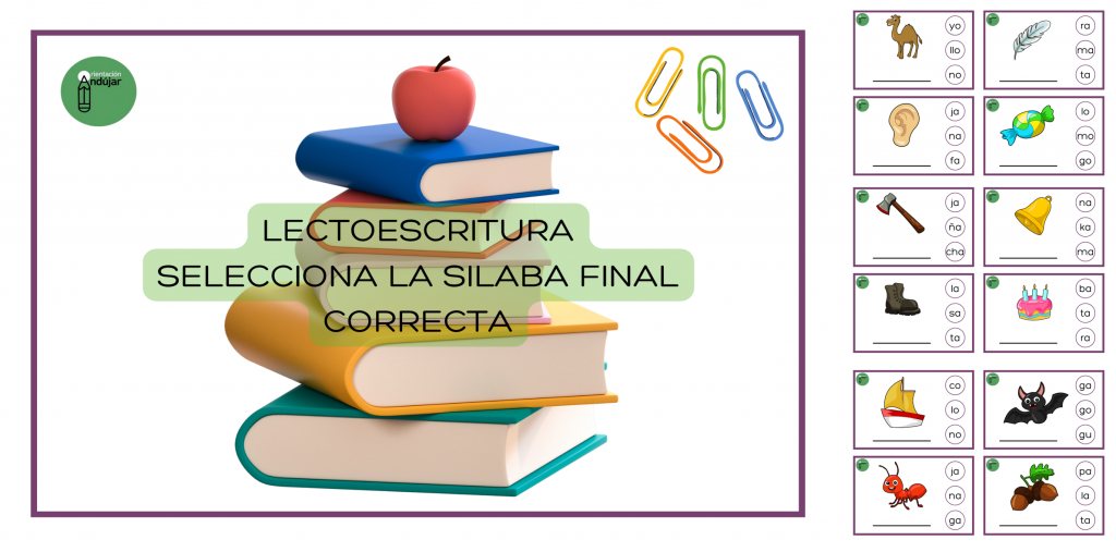 Hoy os compartimos esta útil actividad de conciencia silábica.  En esta oportunidad, los niños deberán reconocer la sílaba inicial de cada imagen y escribirla.  Pueden seleccionar la opción correcta entre […]