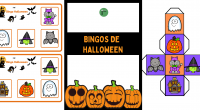 Hoy les compartimos estos divertidos bingos de Halloween.  Son dos modelos que pueden utilizarlos juntos o separados, según la cantidad de participantes.  Se repartirán los tableros a los jugadores (cada […]