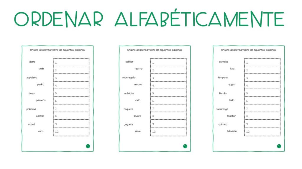 Ordenar las palabras alfabéticamente puede resultar algo complicado a nuestros alumnos, por ello es importante trabajar esta tarea a través de ejercicios como el que traemos a continuación. Este tipo […]