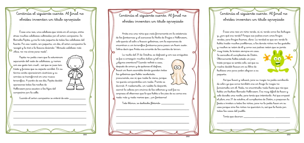 Escritura creativa lee y continúa la historia 10 Divertidas Lecturas terroríficas Escritura creativa lee y continúa la historia 10 Divertidas Lecturas terroríficas Os traemos diez terroríficas y divertidas lecturas terroríficas […]