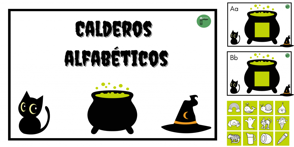 Se acerca Halloween y qué mejor que preparar nuestros materiales para que sean más divertidos y motivadores.  Hoy os compartimos los calderos alfabéticos. Puedes utilizarlos como láminas o tarjetarios (según […]