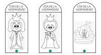 Os traemos estos molones marcapáginas para regalar a tus alumnos en el día de la Hispanidad . Con distintos diseños los podrán colorear y utilizar en sus cuadernos o cuentos preferidos.