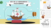 Hoy os compartimos este genial pack de pasatiempos para trabajar el Día de la Hispanidad.  Cuenta con laberintos, sopas de letras, imágenes y sombras, actividades de conteo, grafomotricidad y escritura.  […]