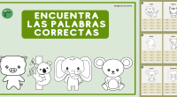 Os traemos esta propuesta para trabajar atención y lectura.  Los niños deben tomar cada ficha y encontrar el nombre correcto del animalito entre varias opciones que pueden ser palabras similares […]