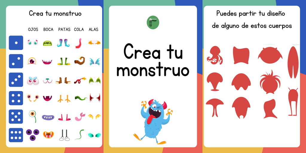Os compartimos este genial juego para trabajar la grafomotricidad, atención y comprensión. Los niños deben tirar el dado las veces necesarias para armar su monstruo de halloween.  En cada tirada […]
